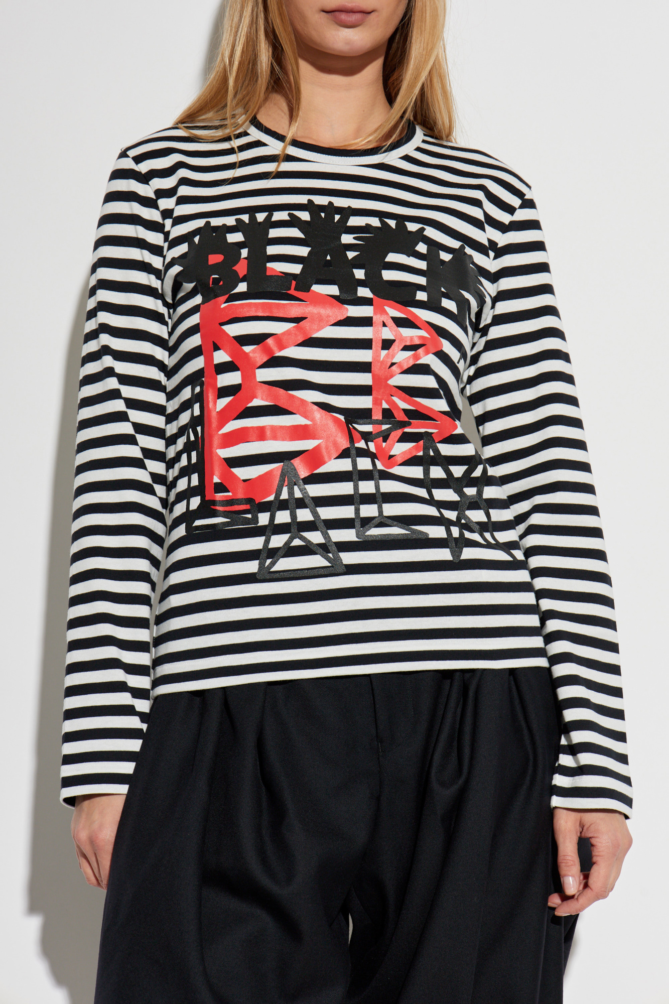 Comme des Garçons Black T-shirt with logo | Men's Clothing | Vitkac